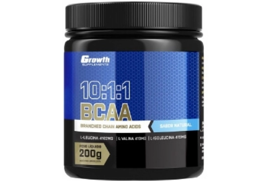 BCAA (10:1:1) (200g) (em pó) - Growth Supplements