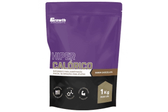 (TOP) Hipercalórico (sabor chocolate) (1KG) - Growth Supplements